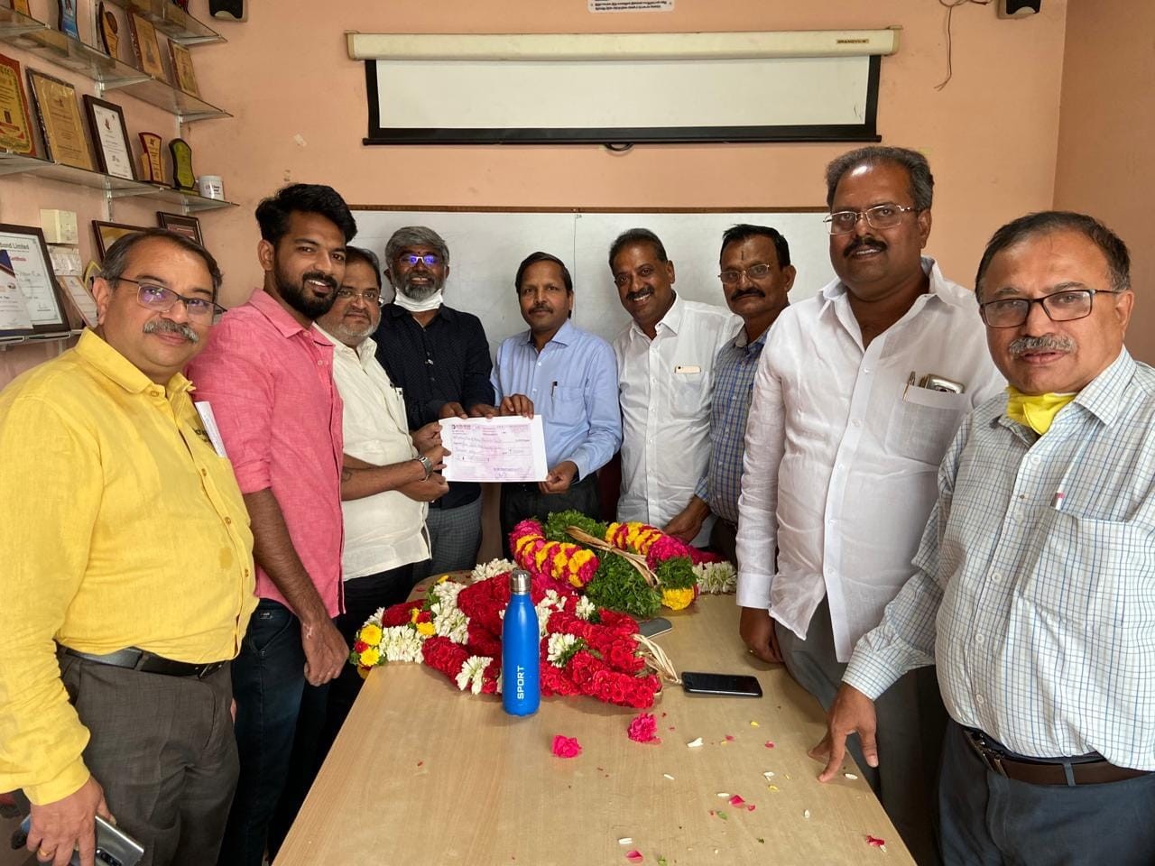 Donated Rs 5,25,000-00 for installing 5 Dialysis machines at Govt Hospital