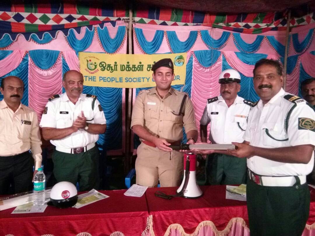 TPSOH TRAFFIC TEAM Iaunching  by ASP Mr Rohit Nathan IPS at Hosur camp office