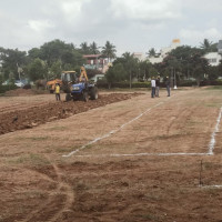 Oxygen park at Hosur . Work in progress . Towards an  Oxygen Rich Hosur.
