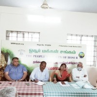 Mrs Pavithra Gangadhar Krishnagiri in-charge of Tamil Nadu Energy Development Agency (TEDA) speaking on renewable Energy schemes available for Farmers