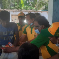 Team TPSOH alongwith TV News 7 and Anbupalangal Teams support providing relief to severely impacted village at Thirupathi Saram in Kanyakumari District of Tamil Nadu.