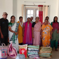 Team TPSOH supports Mananara Trust on 8/12/21 in distributing bedsheets to Mercy Orphanage Home.