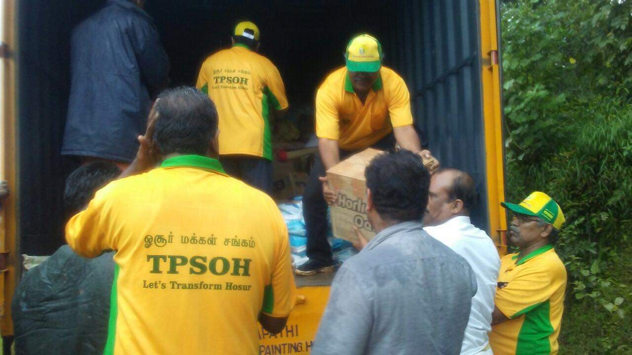 RELIEF  MATERIAL  DISTRIBUTION  AT  WAYANAD , KERALA